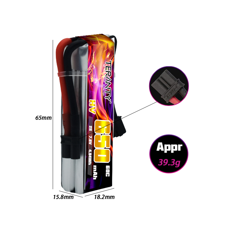 2/4/6/10PCS TERANTY 650mAh 2S  - Drone Battery Plate review and price